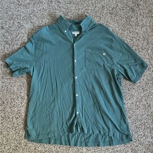 Urban Outfitters Teal Casual Button Down Shirt